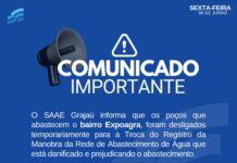 Troca de registro da manobra da rede de abastecimento do bairro Expoagra