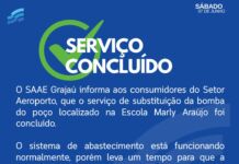 Substituição da bomba do poço do setor Aeroporto